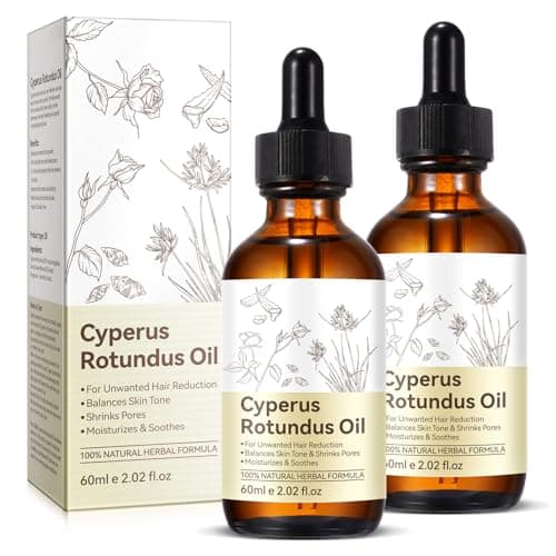 2PCS Cyperus Rotundus Oil, Natural Cyperus Rotundus Oil For Hair Removal, Reduces Unwanted Hair Growth, Moisturizes & Soothes The Skin, Suitable For All Skin Types — image 1