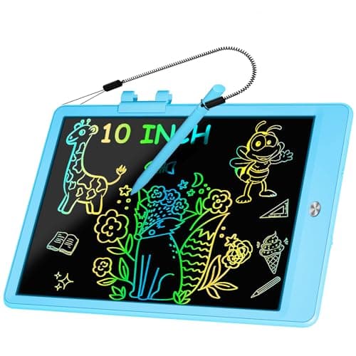 Decute Kids Toys LCD Writing Tablet with Stylus, 10 Inch Erasable Toddlers Doodle Board, Reusable Drawing Pad for Kids, Educational Christmas Birthday Gift for 3 4 5 6 7 8 Girls Boys Toddler Blue — image 1
