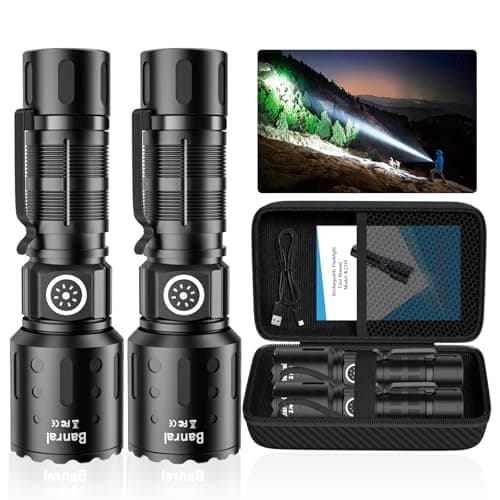 Rechargeable Flashlights High Lumens,Super Bright Small Powerful Flashlight — image 1