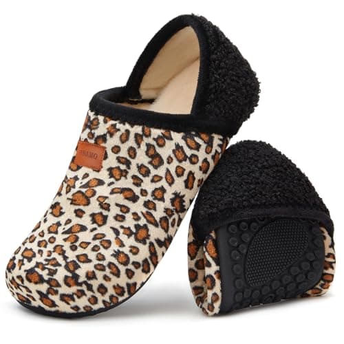 Tanamo House Slippers for Women Men Indoor Barefoot Slippers Socks Slip on House Shoes Cozy Comfy Slippers for Home Bedroom Travel Yoga