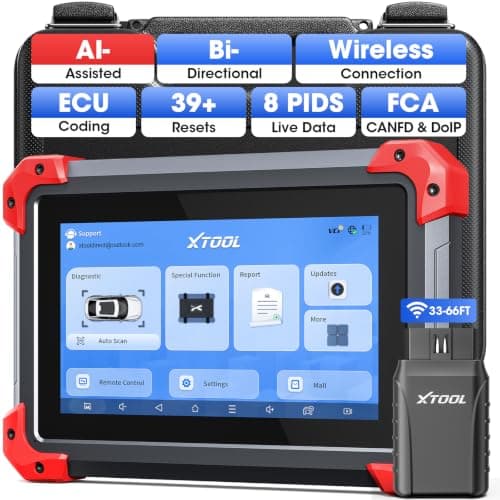 XTOOL D7BT Wireless Bidirectional Scan Tool with ECU Coding, AI-Assisted | Full System OBD2 Scanner Diagnostic Tool for Car with 39+ Resets, FCA/CANFD/DoIP, Crank Sensor Relearn, 3 Years Free Update — image 1
