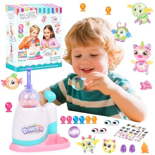 kenvc DIY Balloon Animal Kit Toys, Craft Kits for Kids, Make Your Own Magic Balloon, Arts & Crafts for 3 4 5 6 7 8 9 10 11 12 Year Boys and Girls, DIY Creative Activity Birthday Gifts Ages 3+