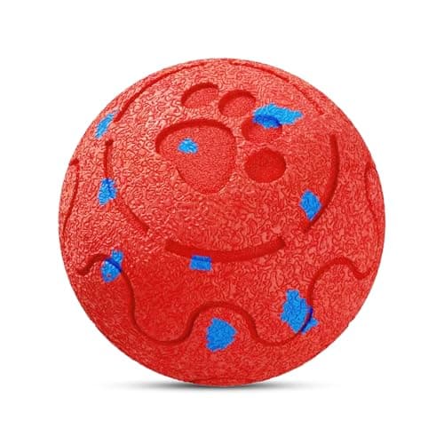 Fsitego Smart Interactive Dog Toy Ball – Automatic Moving, Bouncing & Rolling, 3 Modes, Chew-Proof E-TPU Shell, Waterproof, Rechargeable, for Medium and Large Dogs, Dark Red — image 1