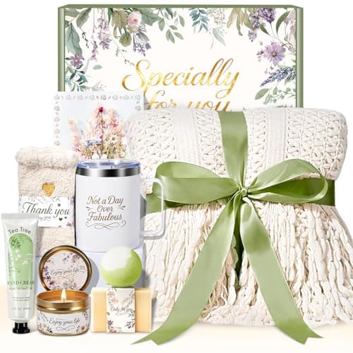 Mothers Day Gift for Mom, Birthday Gifts for Women, Spa Gifts for Her Get Well Soon Gift, Gift Basket Thinking of You Gift Set Care Package for Women, Gift Box for Mom Grandma Adults — image 1