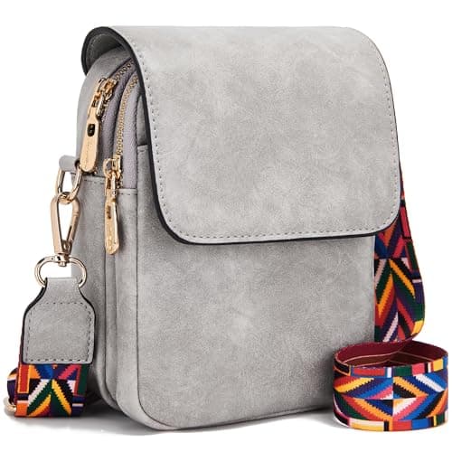 Soperwillton Crossbody Bags for Women Vegan Leather Purse Small Shoulder Handbags with Wide Adjustable Strap — image 1