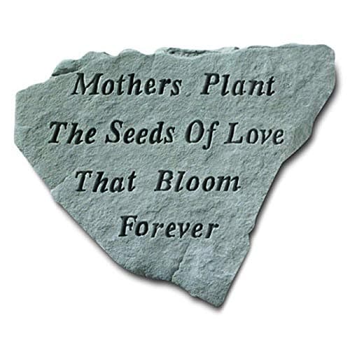 Design Toscano Mothers Plant The Seeds of Love: Cast Stone Memorial Garden Marker