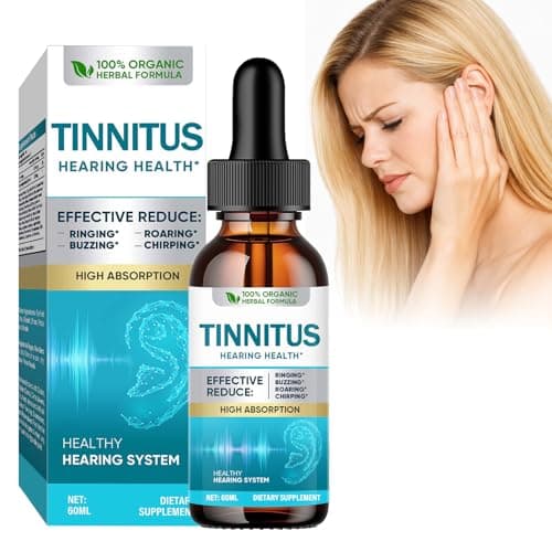 Tinnitus Relief for Ringing Ears, Natural Tinnitus Support Drops, Effective Support for Men & Women — image 1