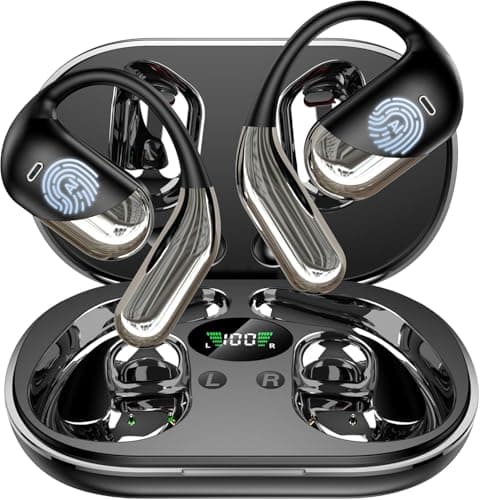 Paekole H7 AI Translation Earbuds: Real-Time 2-Way Language Translator Device, No Subscription Over Ear Translating Headphone(198+ Languages) for Face-to-Face & Travel, Audifonos Traductores - Black — image 1