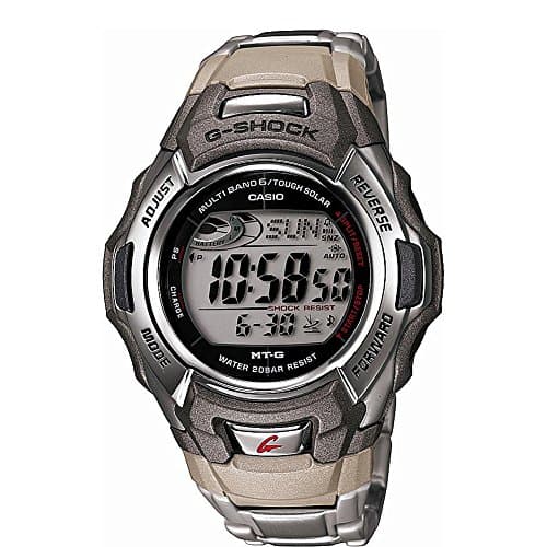 Casio Men's G-Shock MTGM900DA-8CR Tough Solar Atomic Stainless Steel Sport Watch