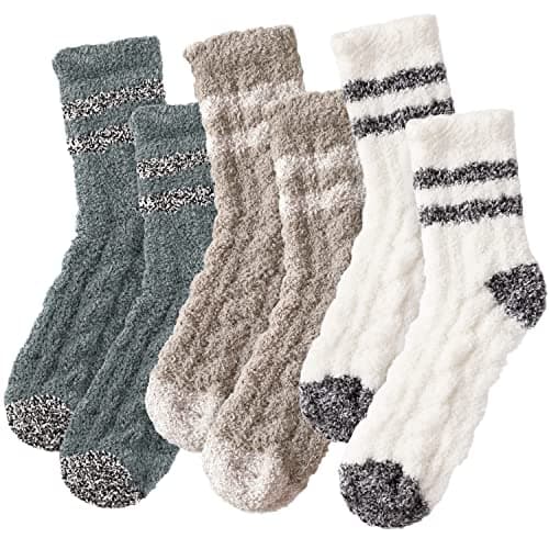 Fuzzy Socks for Women Cozy Fluffy Socks Soft Bed Slipper Sock — image 1