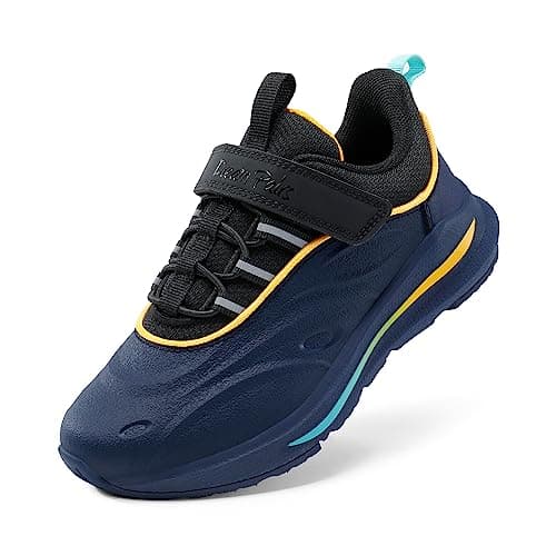 DREAM PAIRS Boys Girls Shoes Kids DuraPlay Tennis Running Athletic Protective Walking Sneakers for Little/Big Kid,Size 13 Little Kid,Dark Blue/Black,SDRS2335K