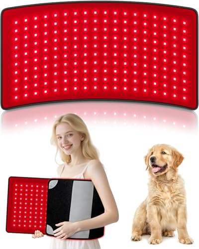 Ziptly Red Light Therapy for Body, Large 24" x 12" Infrared Light Therapy Mat with Timer, 660nm 850nm Red Light Pad with 3 Modes & 5 Brightness Levels, Wearable, Ideal Gift for Women&Men(24"x12") — image 1