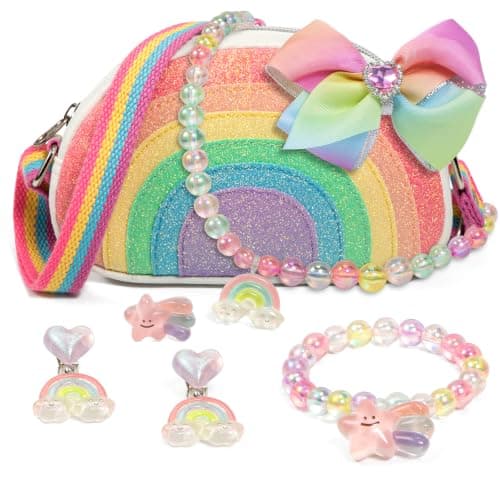 Toddler Purse Christmas Birthday Gifts for Girls 3-8, Dress Up Jewelry Toys — image 1