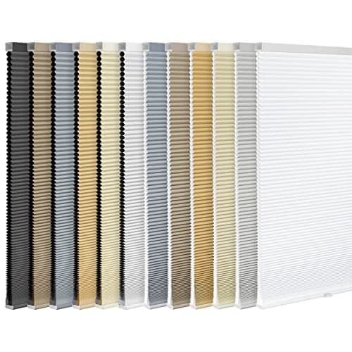 LazBlinds Cordless Cellular Shades, Light Filtering Honeycomb Shades for Home, Thermal Insulation Noise Reduction Blinds for Windows, 24'' W x 64'' H, Grey — image 1