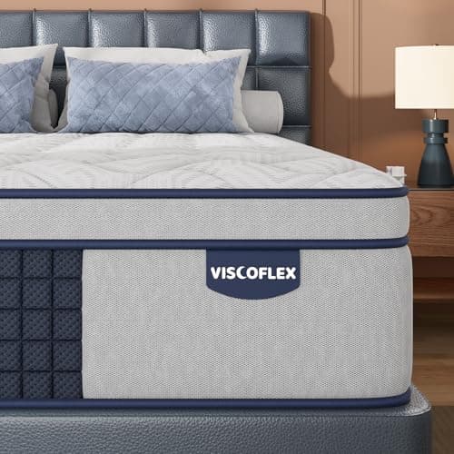Extra Firm Queen Mattress - 12 inch Hybrid Mattress Pressure Relief & Back Pain Relieving - Memory Foam & Upgrade Pocket Springs Bed Mattress in a Box, CertiPUR-US, Fiberglass-Free, 365-Night Trial — image 1