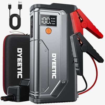 7000A Jump Starter, 12V Car Battery Booster Pack(All Gas/12.0L Diesel),Car Starter Smart Jumper Cables, Battery Jumper 26800mAh Portable Power Bank,Flashlight