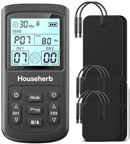 TENS Unit Muscle Stimulator for Pain Relief, EMS Massager, Dual Channel — image 1