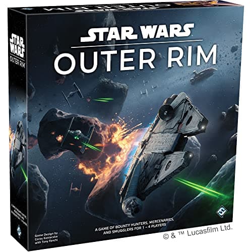 Asmodee Star Wars Outer Rim Board Game - Strategy Game, Fun Family Adventure for Teens & Adults, Ages 14+, 1-4 Players, 3-4 Hour Playtime
