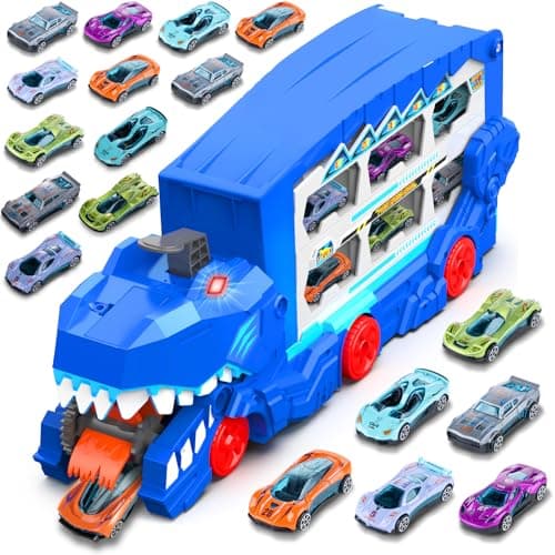 1006 Dinosaur Transport Truck Set — image 1