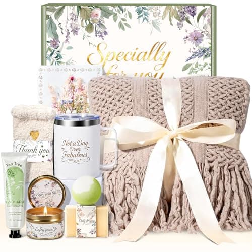 Mothers Day Gift for Mom, Birthday Gifts for Women, Gift Basket for Her Get Well Soon Gift, Thinking of You Gift Set Care Package Spa Gifts for Women, Gift Box for Grandma Adults Mom — image 1