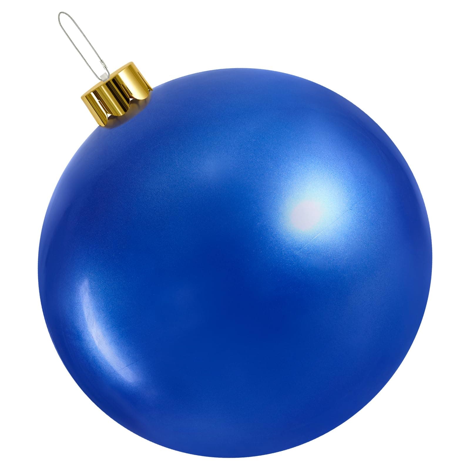 Inflatable Oversized Ornaments for Christmas Decorations 18" 25" Two Size & 8 Colors Option Available Large Christmas Ball Indoor Outdoor Use Festive Yard Decoration
