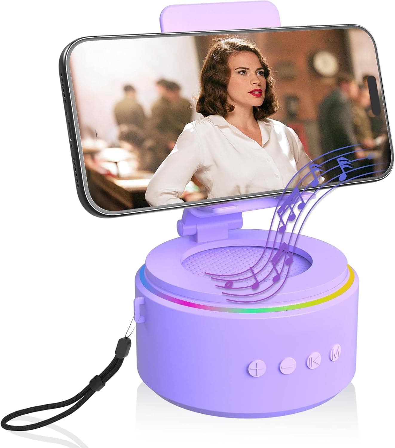 ZAPUVO Bluetooth Speaker with Phone Stand