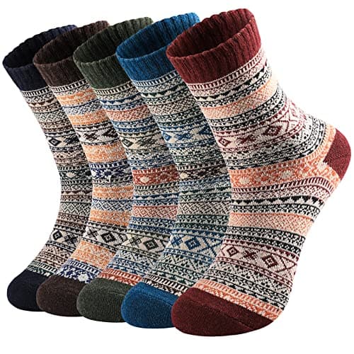 Wool Socks for Women Womens Winter Warm Wool Sock Men Boots Socks for Women — image 1