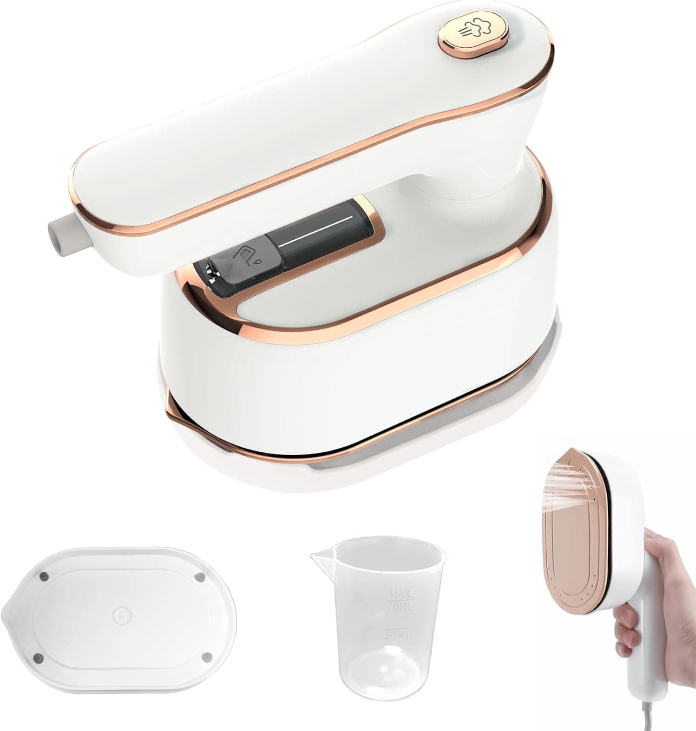 HFLYJPYW Mini Steam Iron for Clothes
