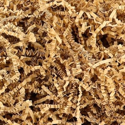 2LB Crinkle Shredded Paper Filler For Gift Baskets, Brown Kraft Crinkle Papers Filler For Thanksgiving Valentine's Day Halloween Gifts Decor, Gift Box Basket Stuffing Raffia For Birthday Festival