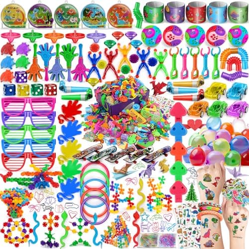Amy&Benton 1000pcs Party Favors for Kids 8-12 4-8 3-5, Goodie Bags Stuffers, Pinata Stuffers Fillers, Treasure Box Toys for Classroom Prizes, Carnival Prizes Birthday Easter Bulk Holiday Supplies — image 1