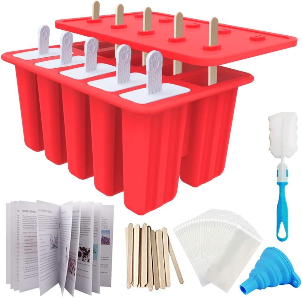 MIAOWOOF 10-Cav Popsicle Molds