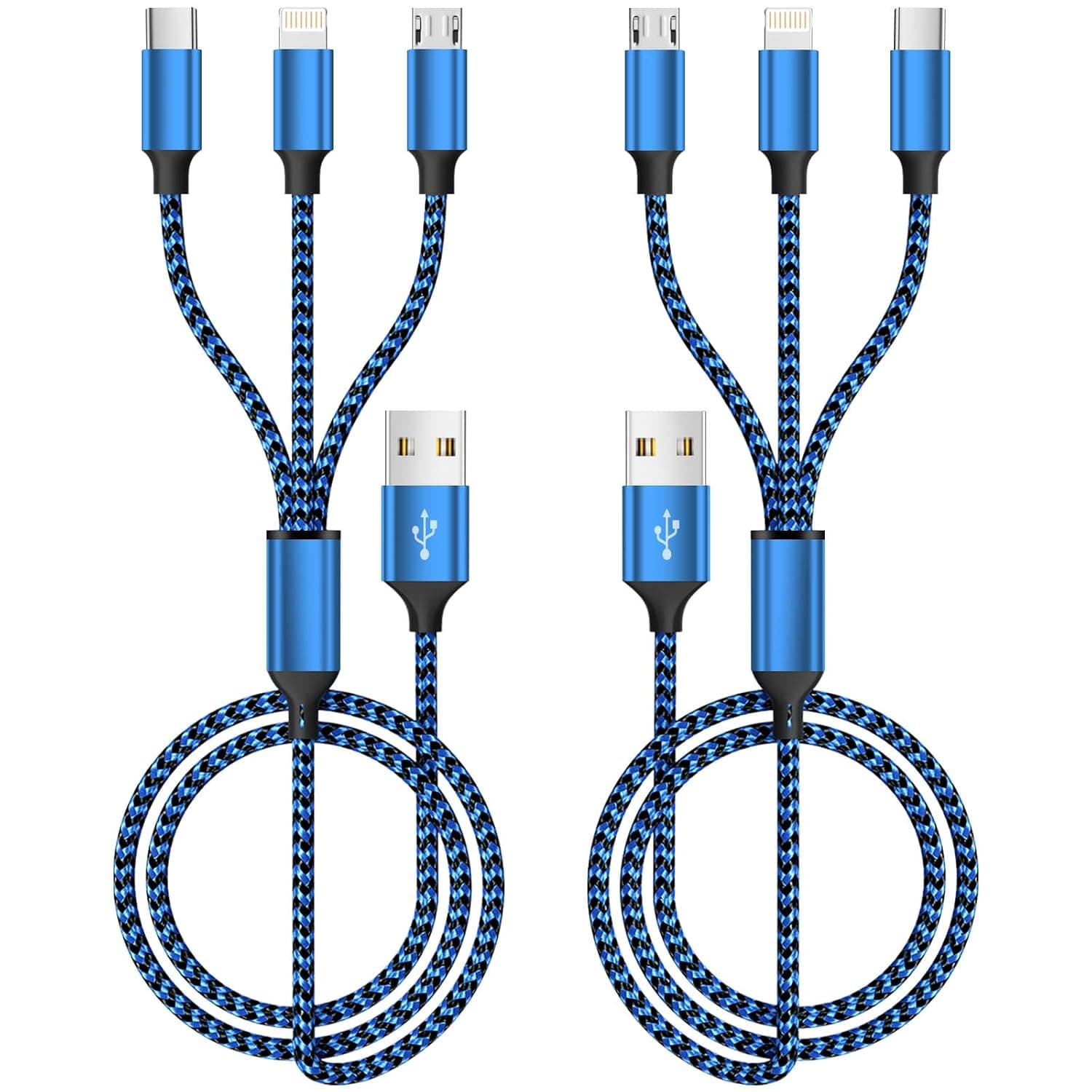 AEROLITEㅤ 3In1 Multi Charging Cable 2 Pack