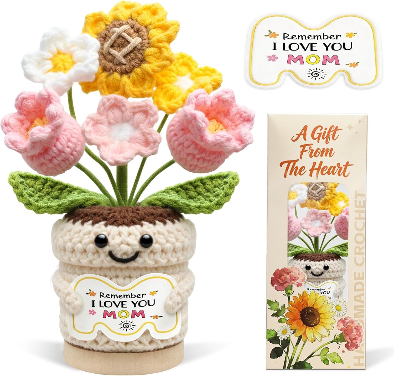 KIDHABE Crochet Flower Pot