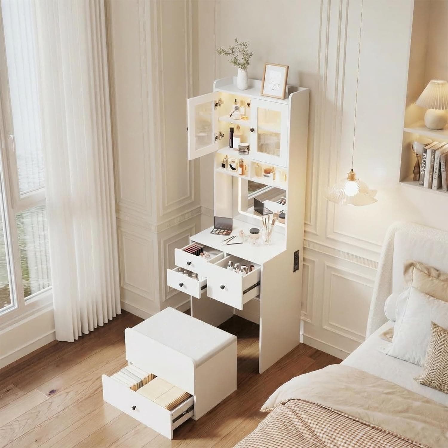 DOPPELTCHARMS Vanity Desk