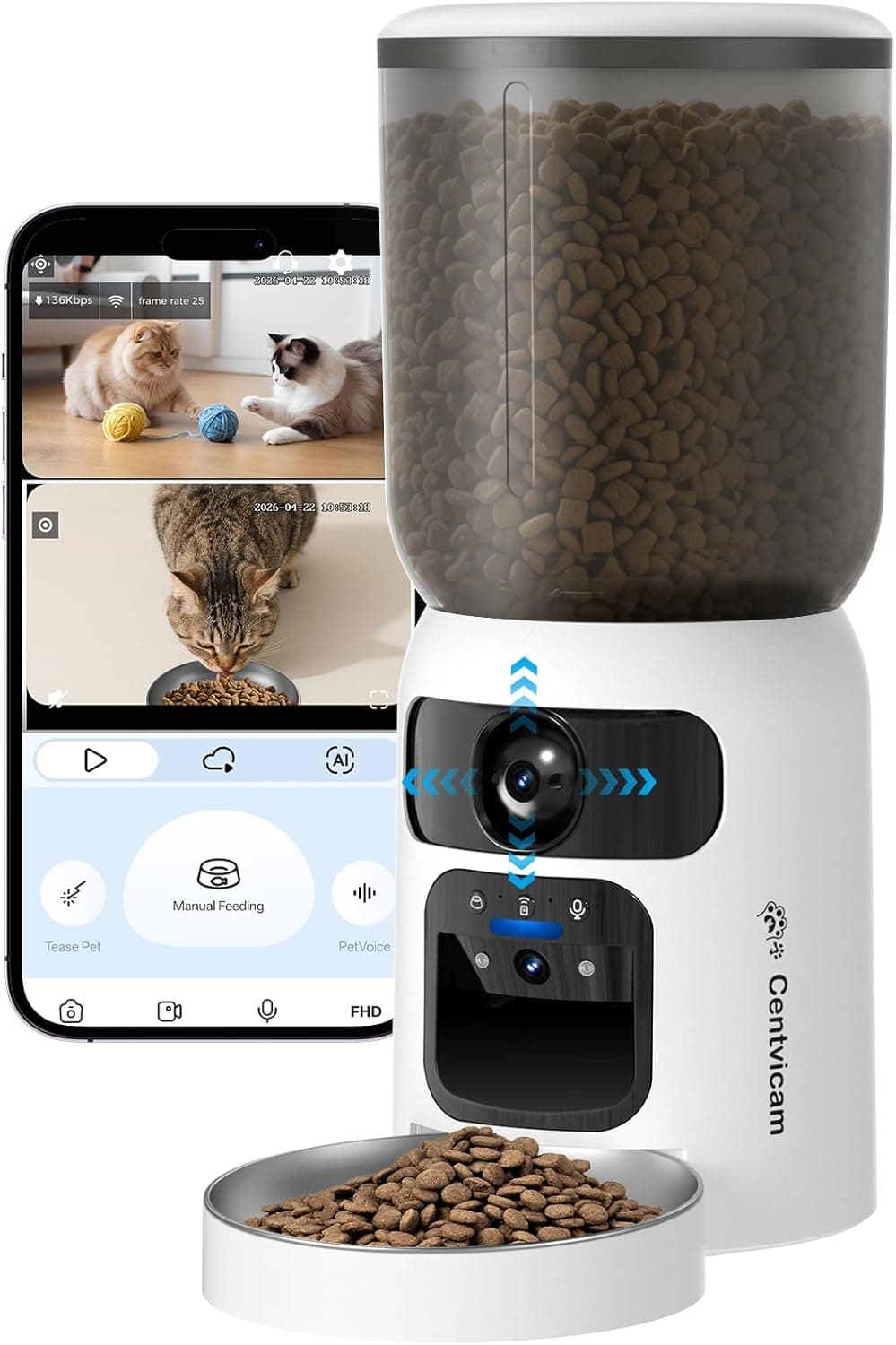 CENTVICAM Automatic Cat Feeder