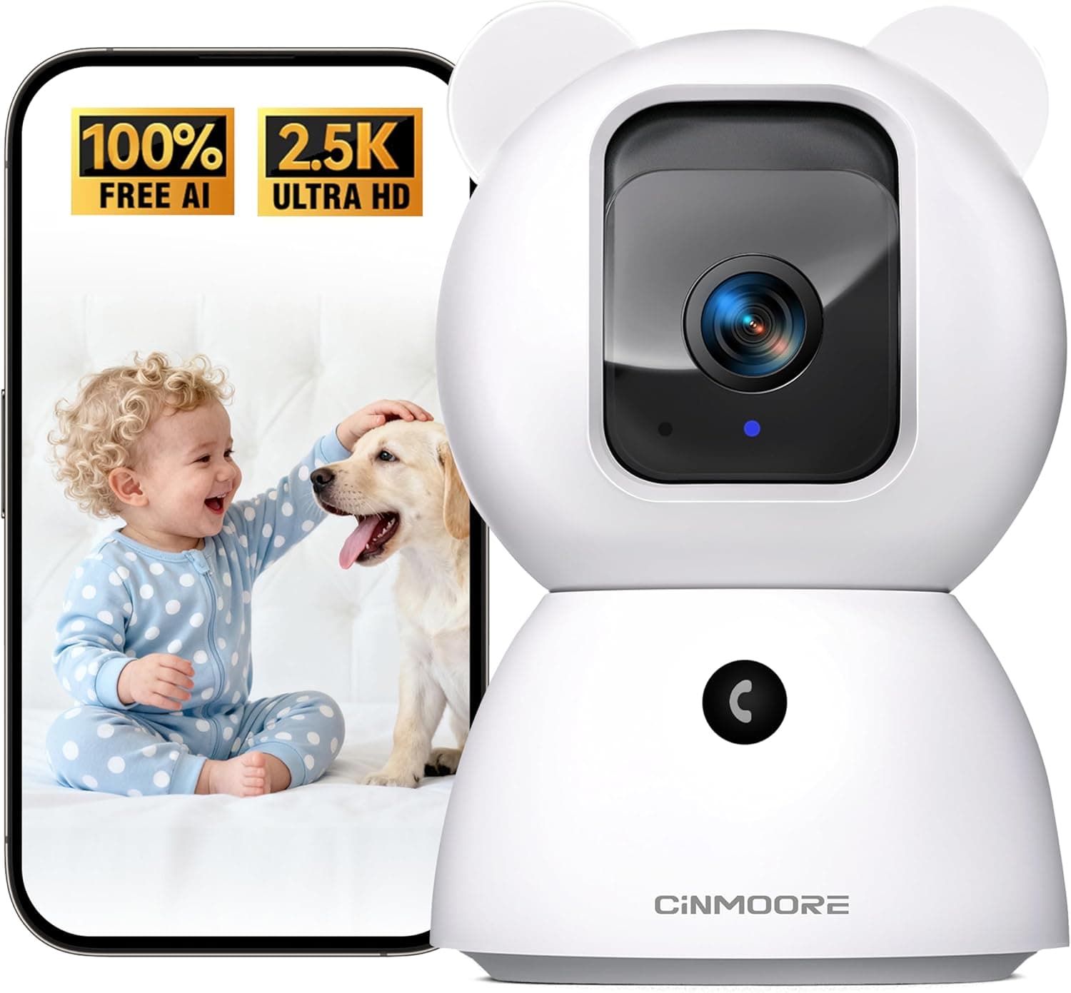 CINMOORE No-Monthly-Fee Security Camera