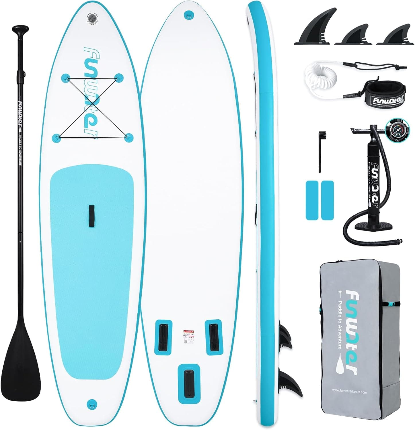 FUNWATER Inflatable Stand Up Paddle Board