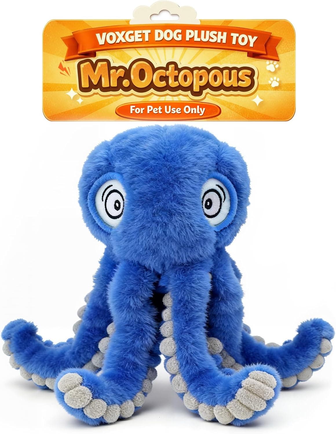 VOXGET Dog Octopus Squeaky Toys