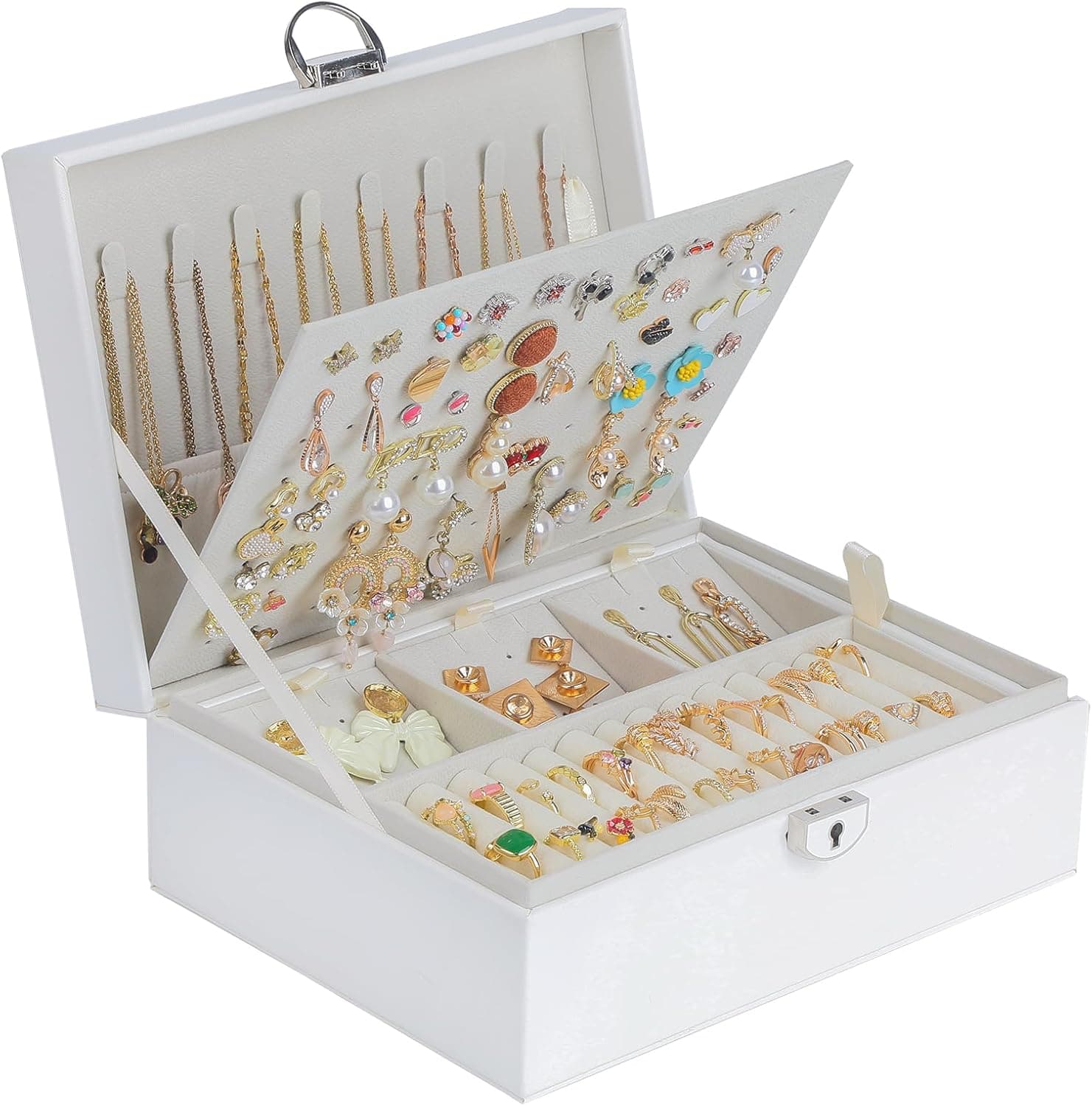 BOOVO 4-5 Layer Jewelry Box
