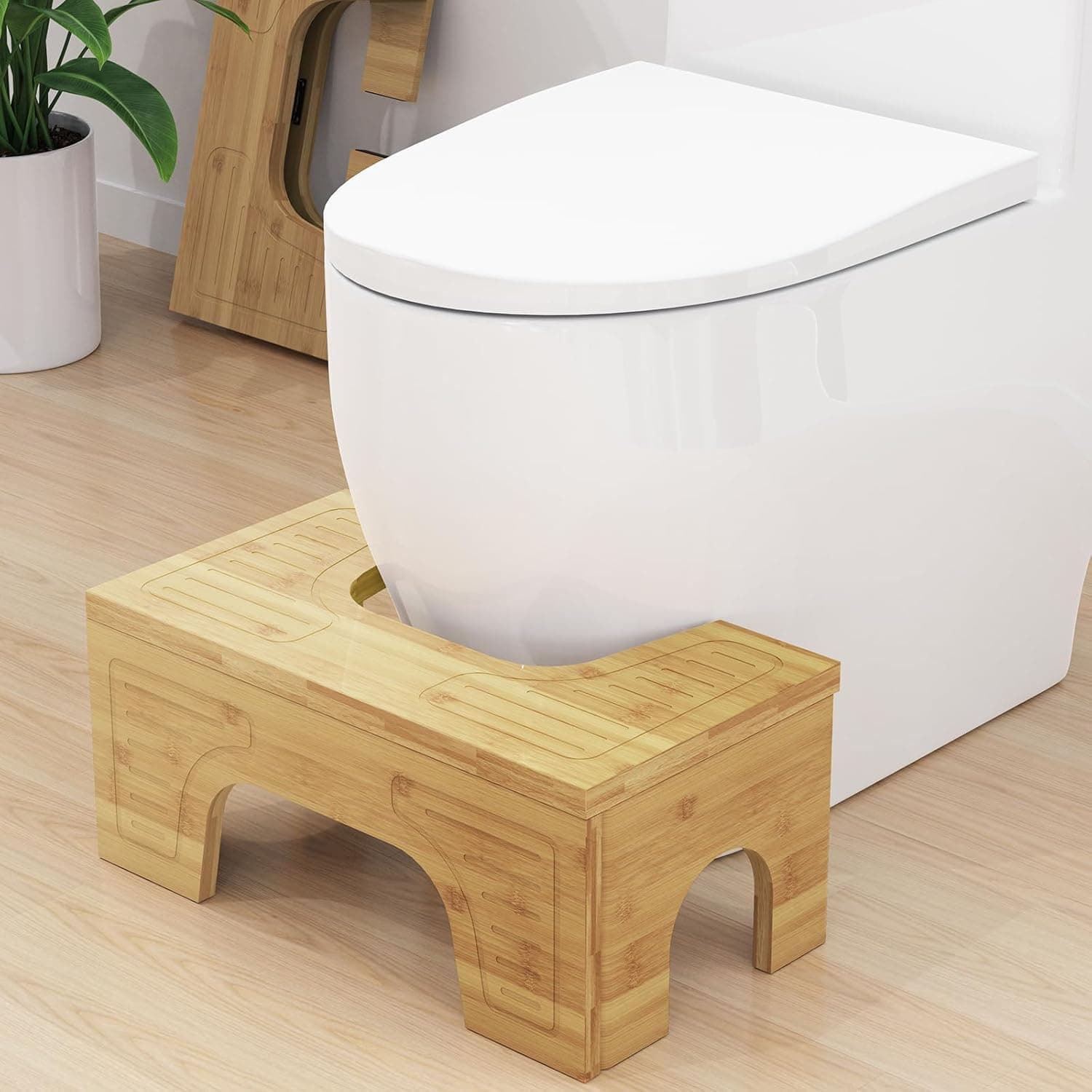 OLLDIDE Foldable Toilet Stool Squat