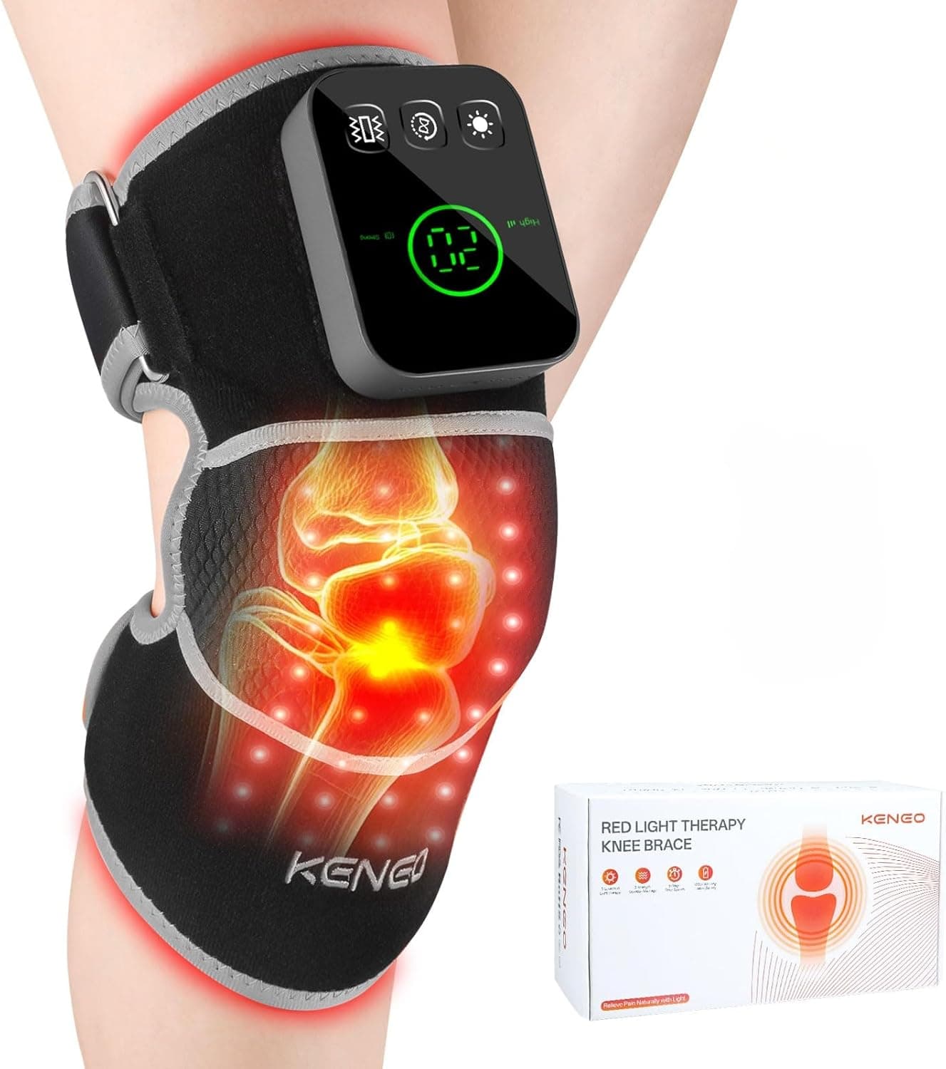 KENEO Red Light Therapy Knee Brace