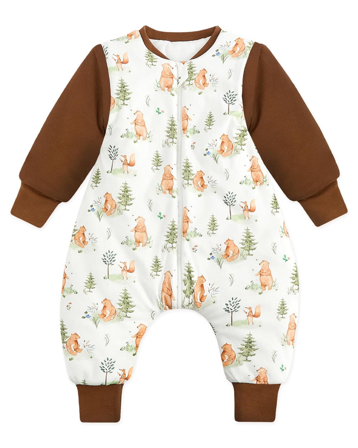 WYTbaby Baby Sleepsack with Legs 3.5 TOG Long Sleeves 3 Way Zipper