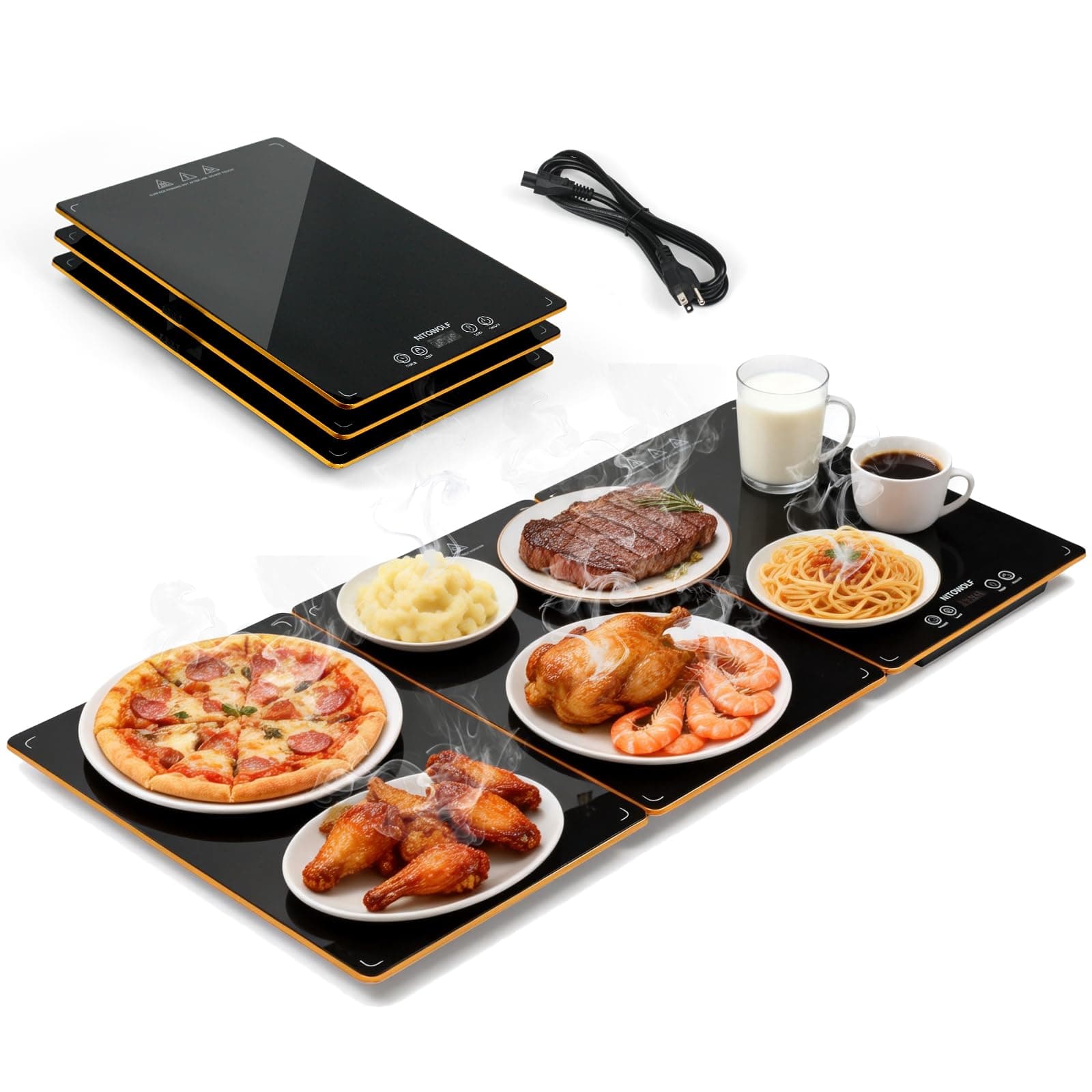 NITOWOLF Warming Trays for Buffets Party