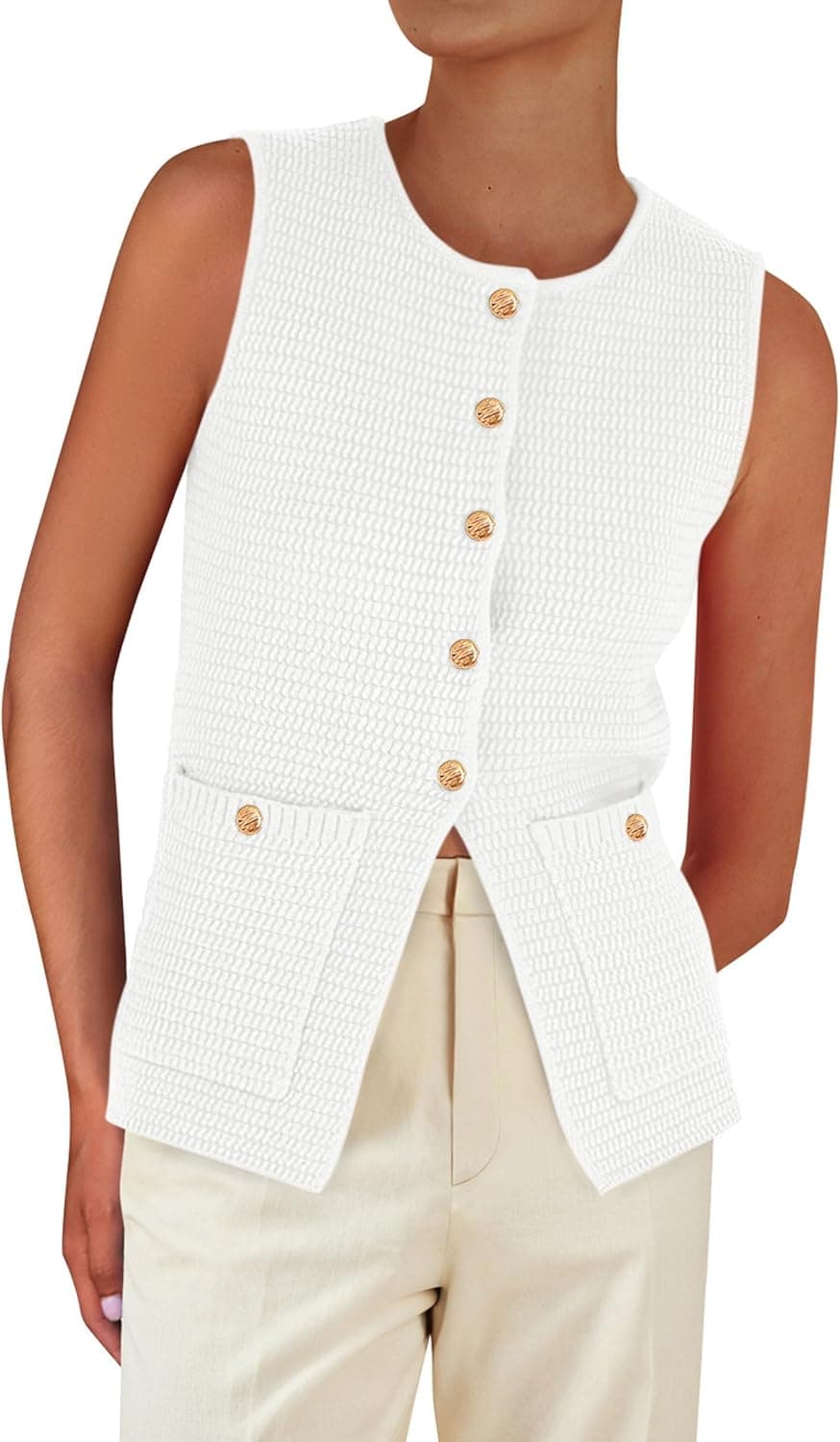 PRETTYGARDEN Womens Spring Sweater Vest