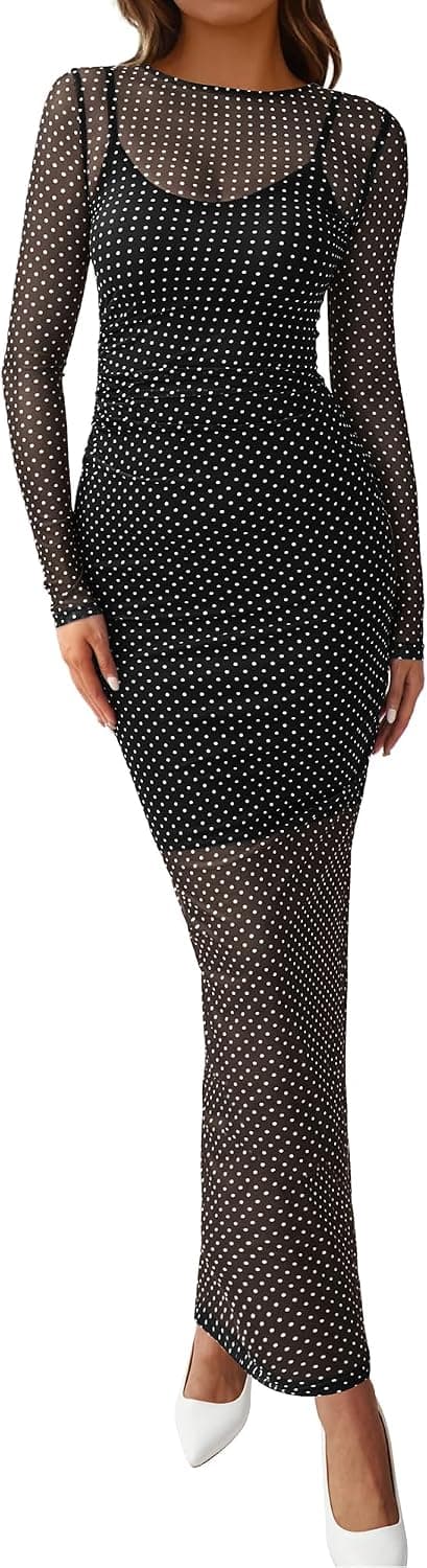 BTFBM Women Fall Maxi Dresses