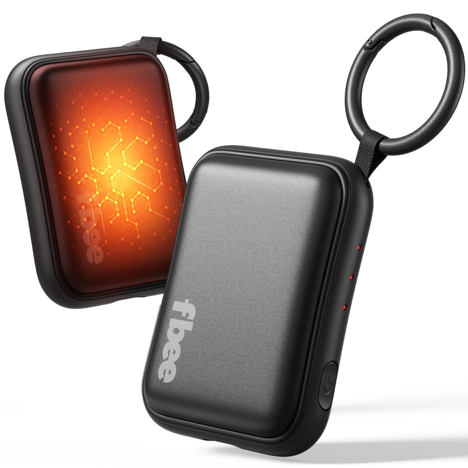 Rechargeable Hand Warmer, Ultra Thin Electric Hand Warmer with SafeWarm Temperature Control, Fast Heating Portable Pocket Warmer, Gifts for Men Women