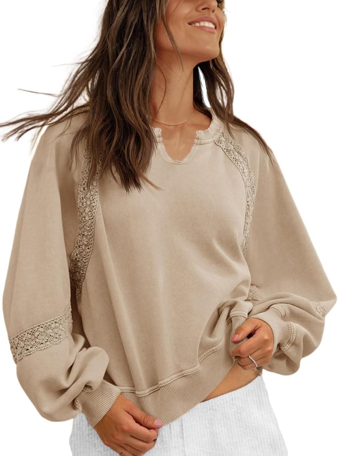 FISOEW Womens Casual Sweatshirt