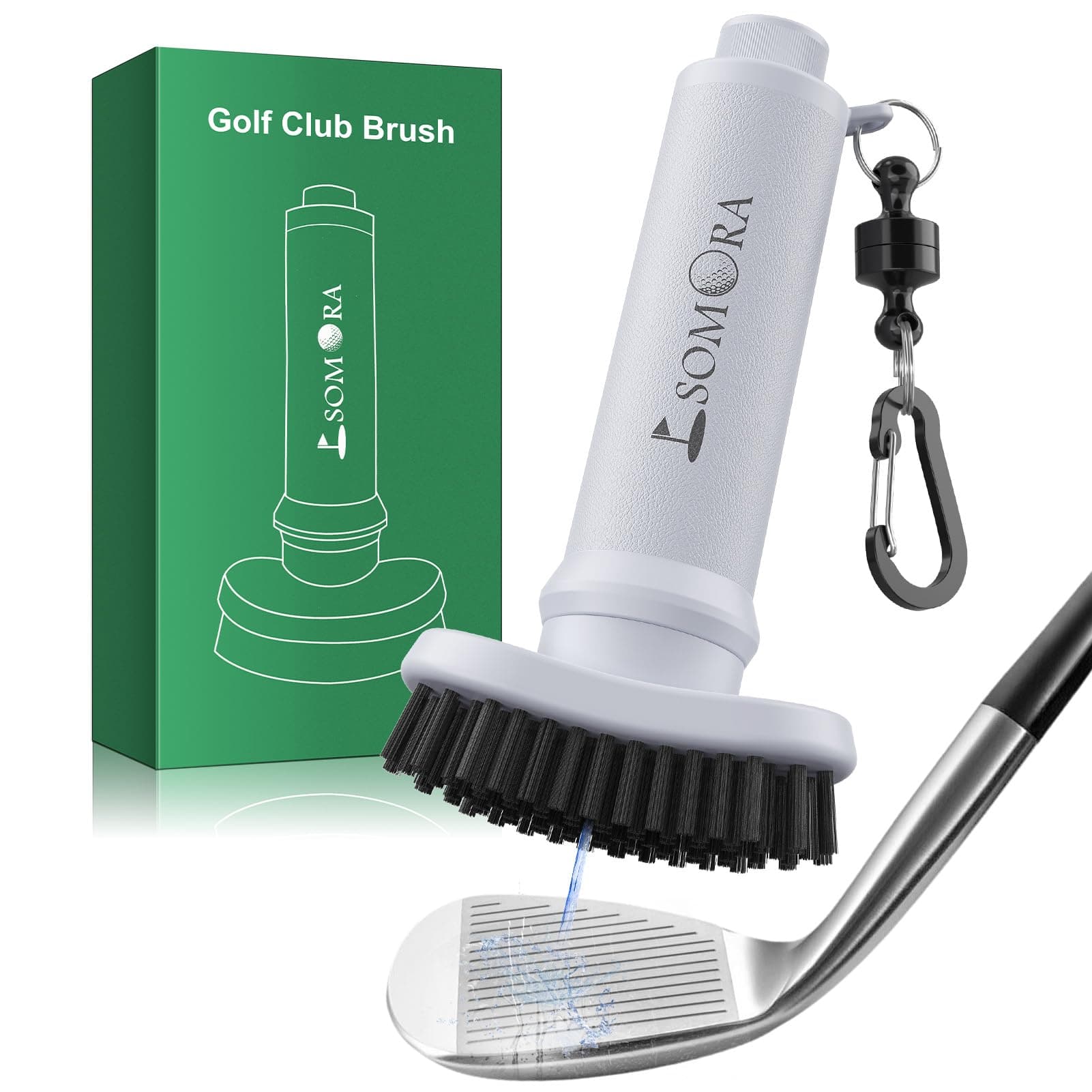SOMORA Golf Club Cleaner Water Brush Anti-Leak Golf Accessories for Men