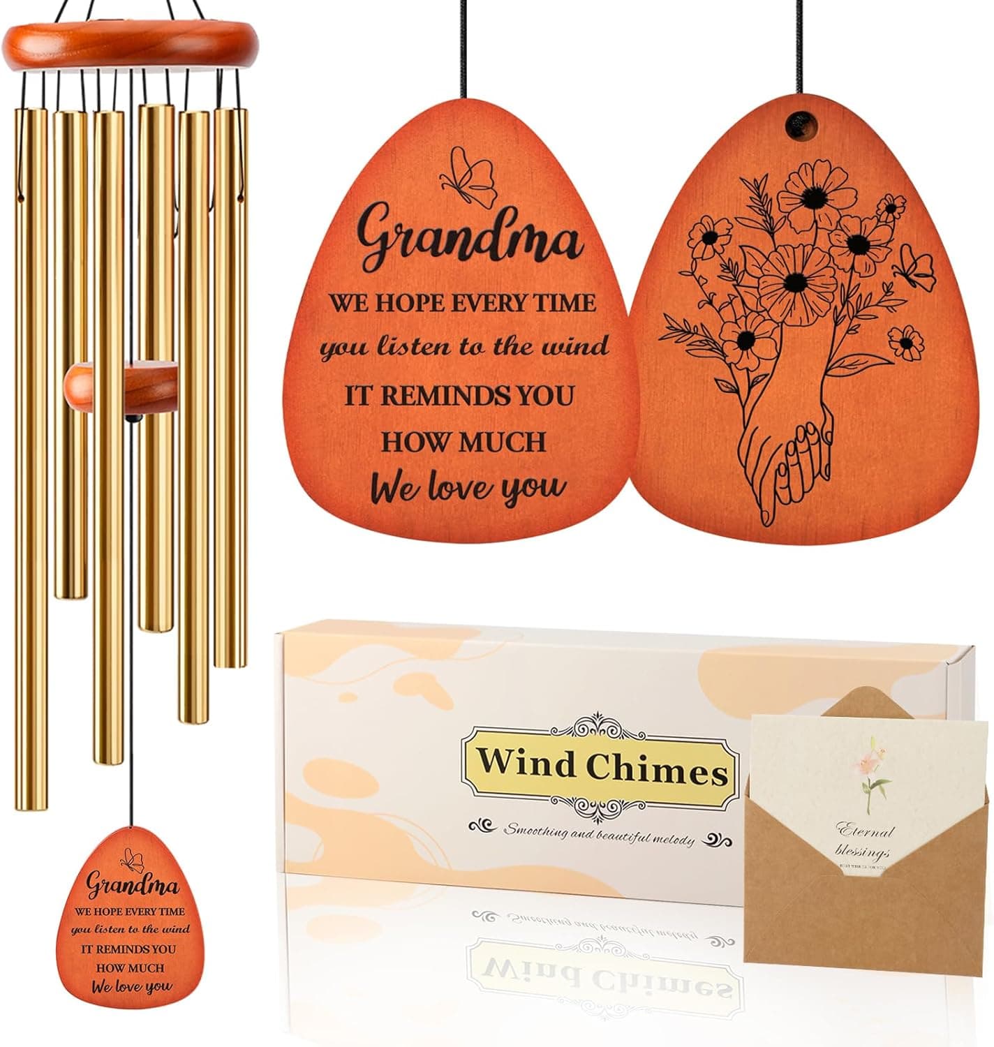AURASTEM 32" Wind Chimes Birthday Gifts