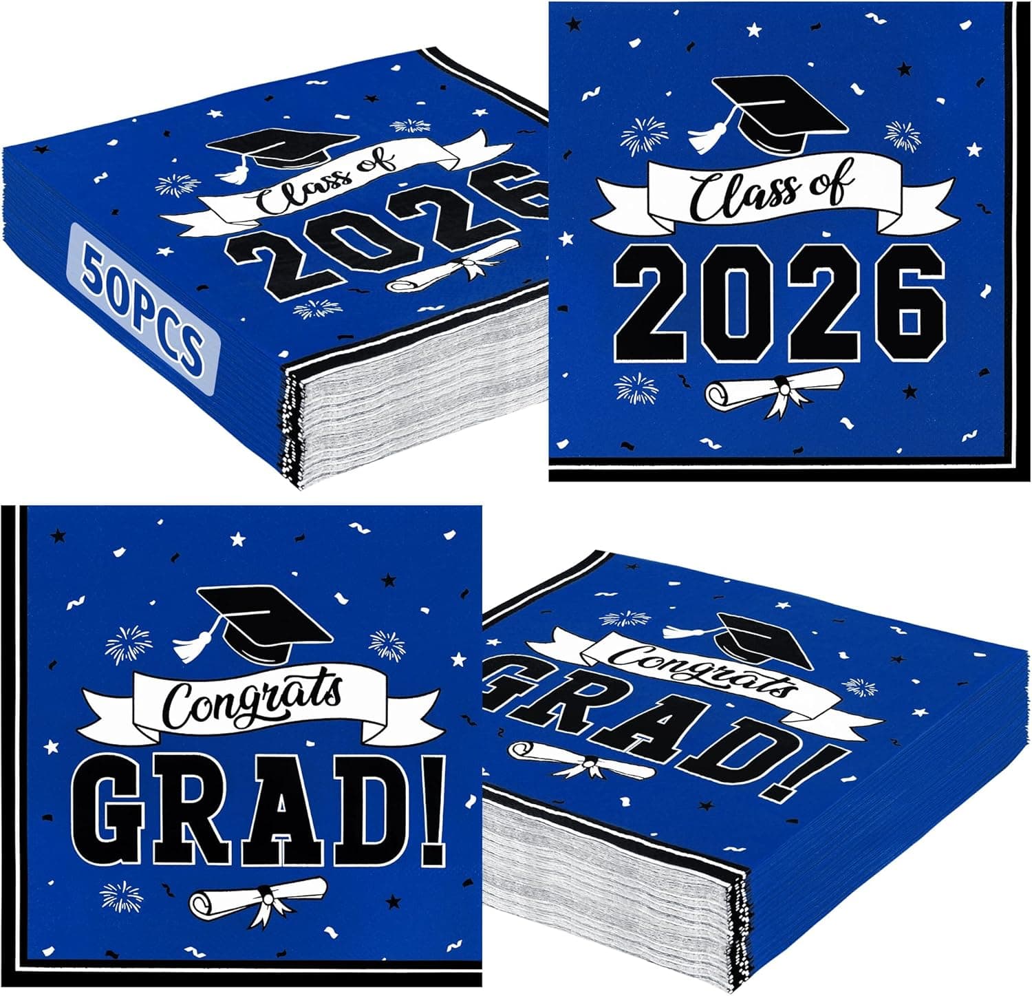 QZYL Graduation Napkins 2026